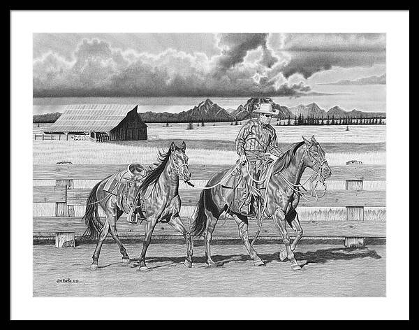 The Gift Named Storm - Framed Print