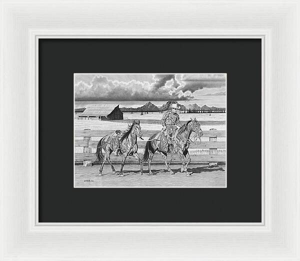 The Gift Named Storm - Framed Print