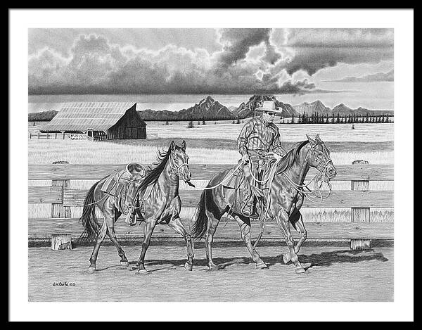 The Gift Named Storm - Framed Print
