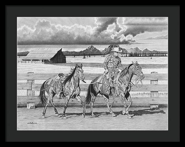 The Gift Named Storm - Framed Print