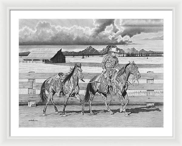 The Gift Named Storm - Framed Print
