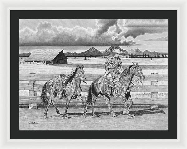 The Gift Named Storm - Framed Print