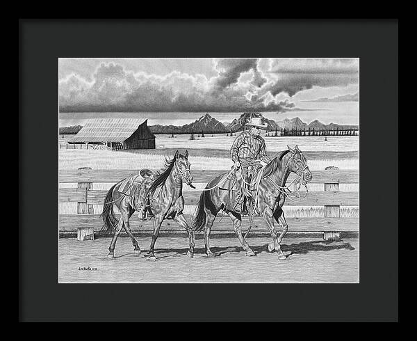 The Gift Named Storm - Framed Print