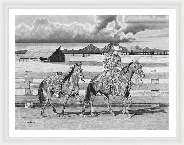 The Gift Named Storm - Framed Print