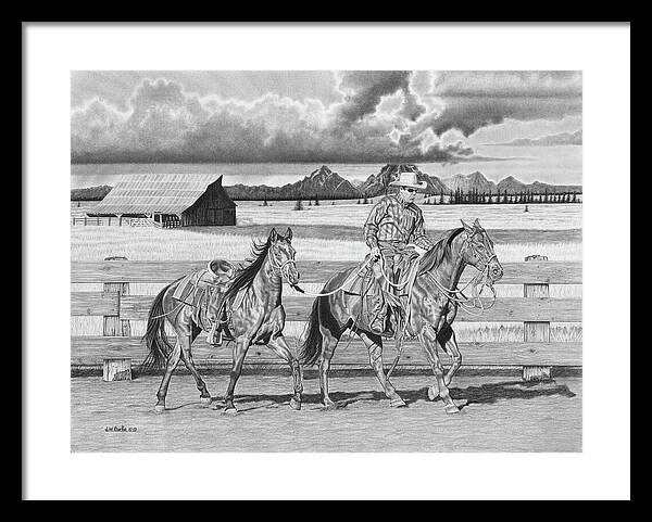 The Gift Named Storm - Framed Print
