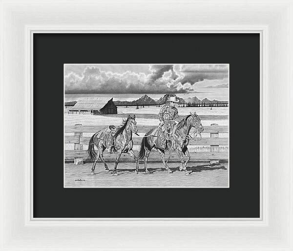 The Gift Named Storm - Framed Print