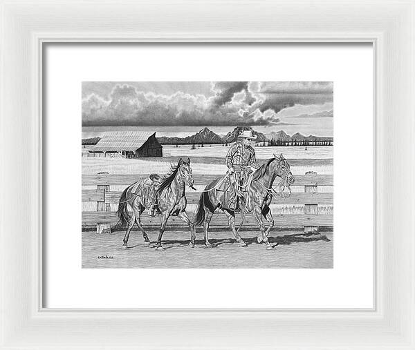 The Gift Named Storm - Framed Print