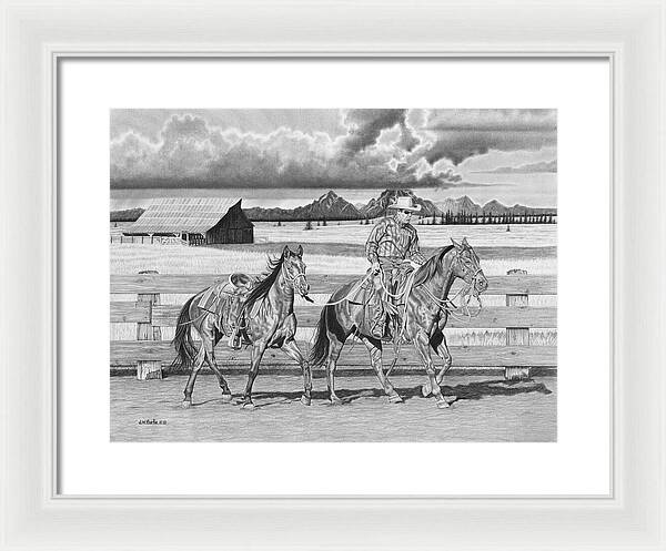 The Gift Named Storm - Framed Print