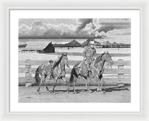 The Gift Named Storm - Framed Print