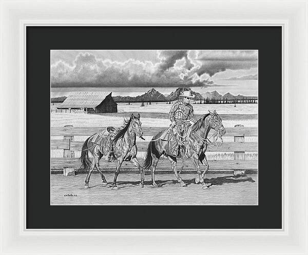The Gift Named Storm - Framed Print