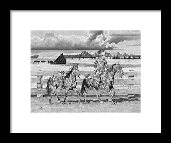 The Gift Named Storm - Framed Print