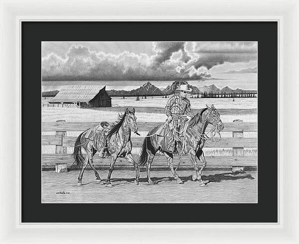 The Gift Named Storm - Framed Print