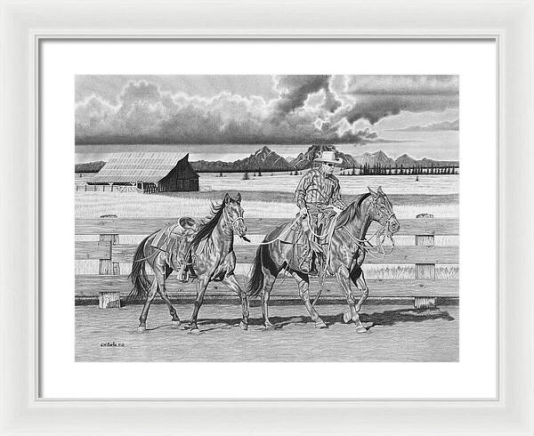 The Gift Named Storm - Framed Print