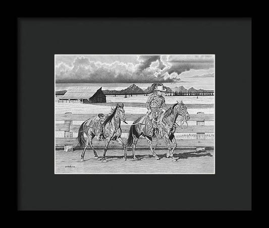 The Gift Named Storm - Framed Print