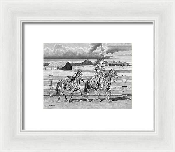 The Gift Named Storm - Framed Print