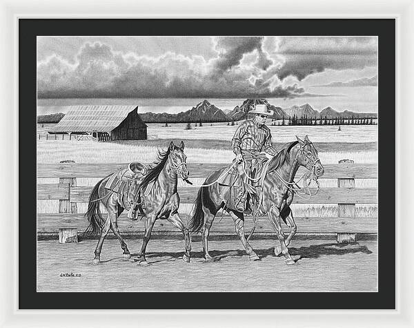 The Gift Named Storm - Framed Print