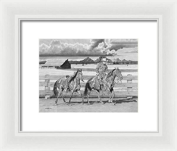 The Gift Named Storm - Framed Print