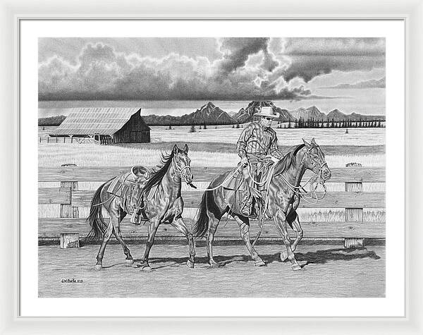 The Gift Named Storm - Framed Print
