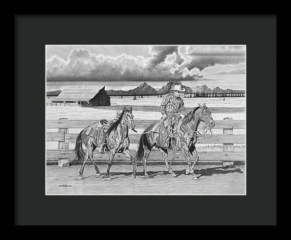 The Gift Named Storm - Framed Print