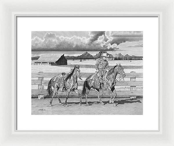 The Gift Named Storm - Framed Print