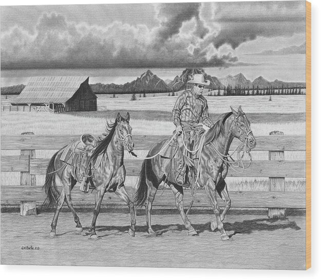 The Gift Named Storm - Wood Print