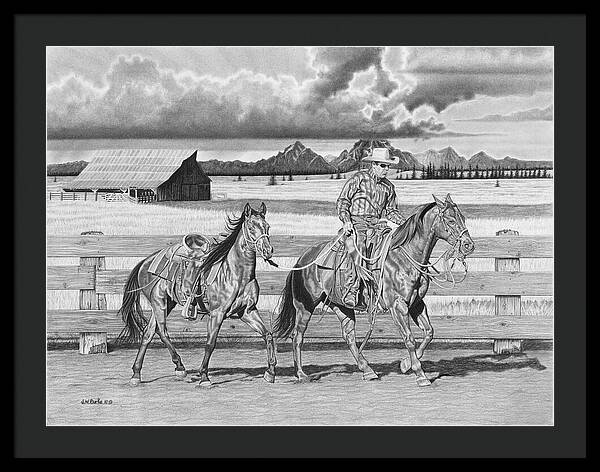 The Gift Named Storm - Framed Print