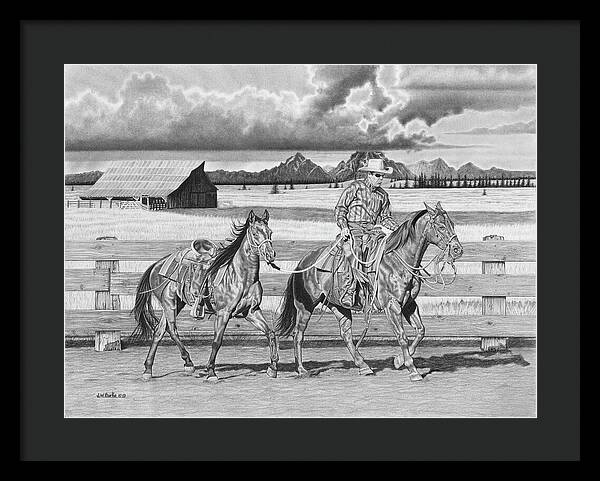 The Gift Named Storm - Framed Print