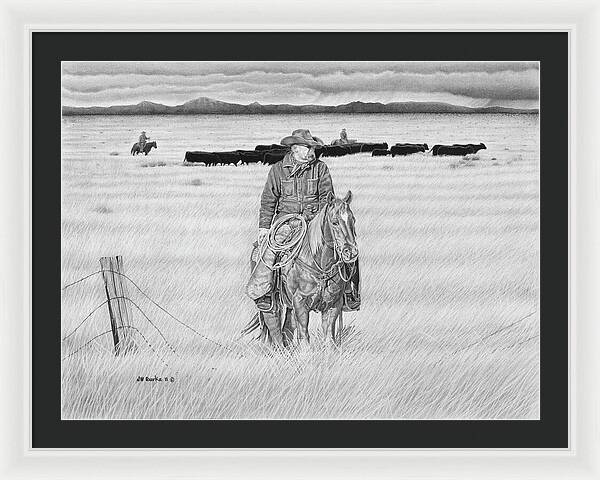 The Passing Storm - Framed Print