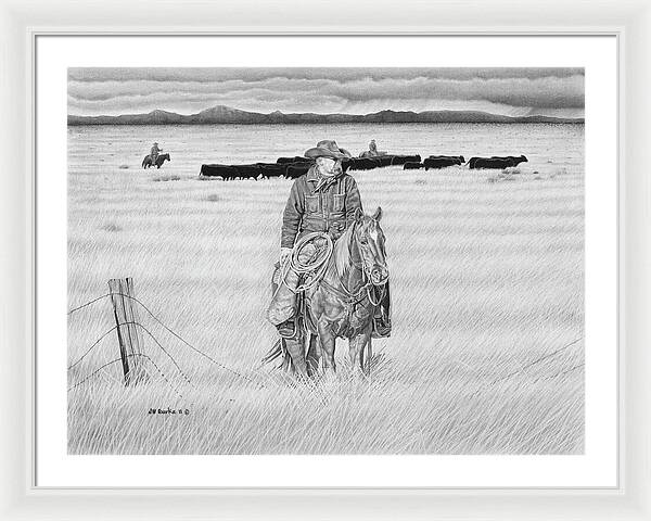 The Passing Storm - Framed Print