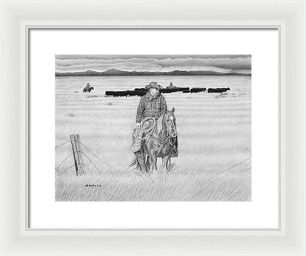The Passing Storm - Framed Print