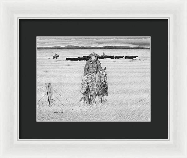 The Passing Storm - Framed Print