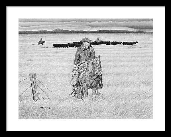 The Passing Storm - Framed Print