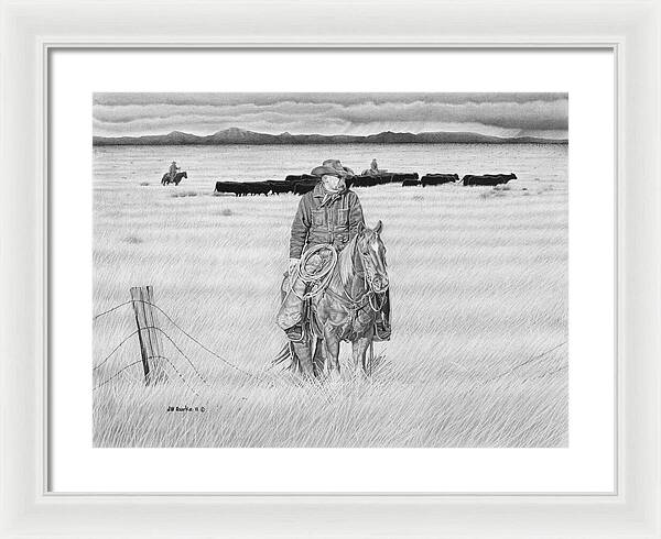 The Passing Storm - Framed Print