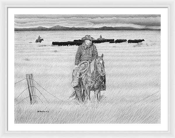 The Passing Storm - Framed Print