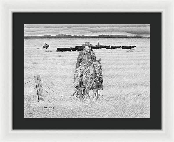 The Passing Storm - Framed Print