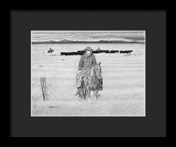 The Passing Storm - Framed Print