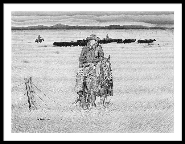The Passing Storm - Framed Print
