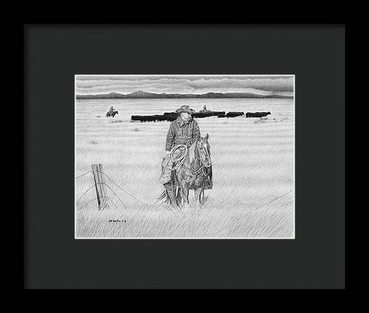 The Passing Storm - Framed Print