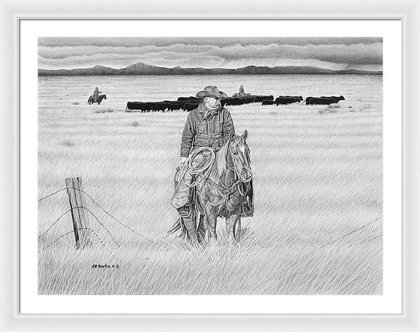 The Passing Storm - Framed Print