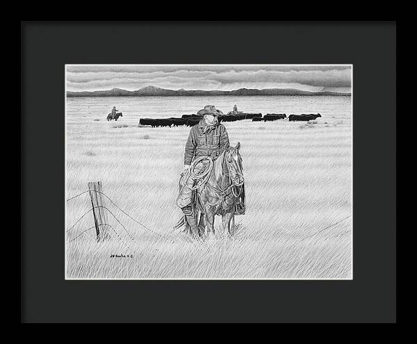 The Passing Storm - Framed Print