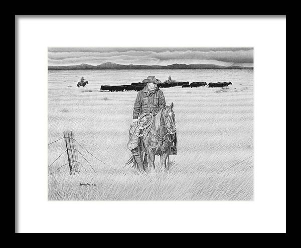 The Passing Storm - Framed Print
