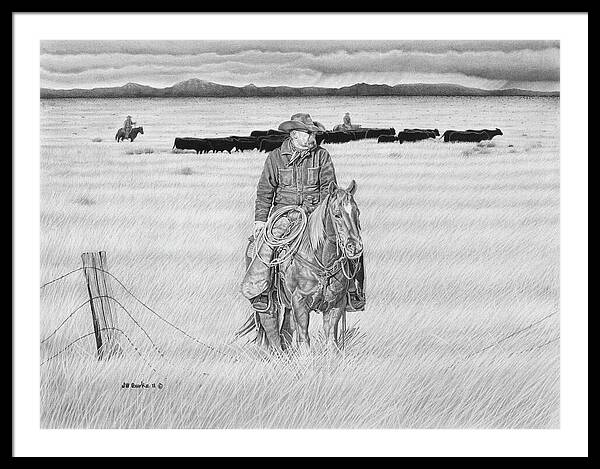 The Passing Storm - Framed Print