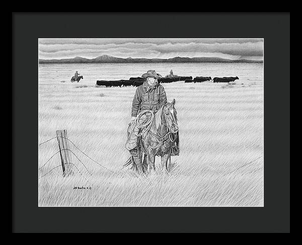 The Passing Storm - Framed Print