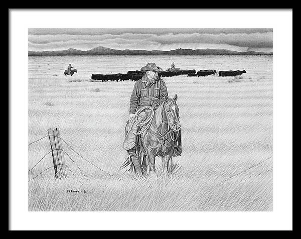 The Passing Storm - Framed Print