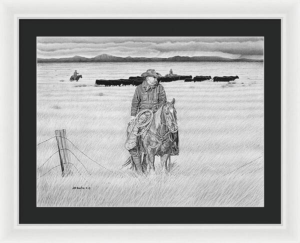 The Passing Storm - Framed Print