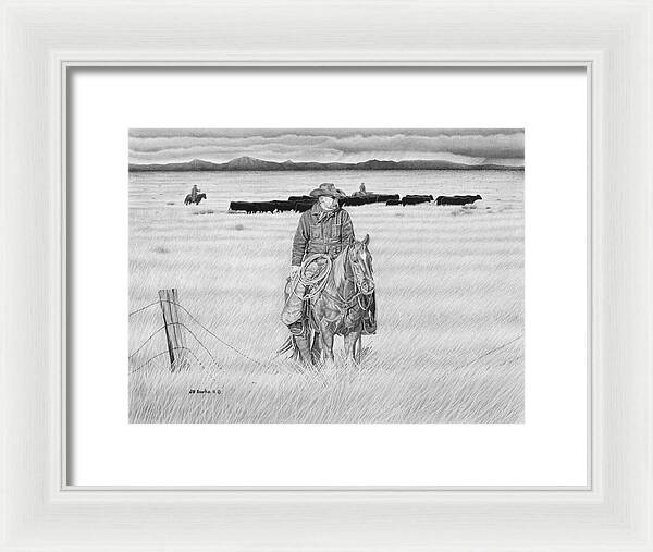 The Passing Storm - Framed Print