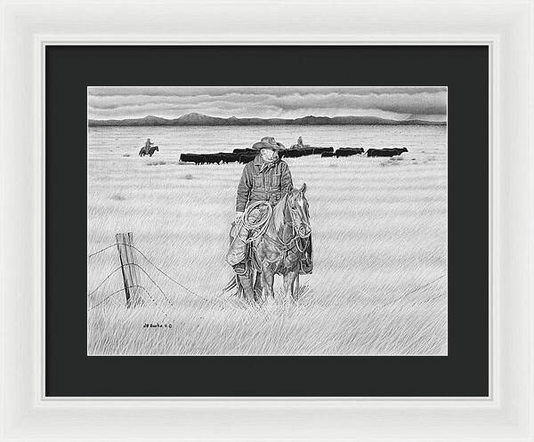 The Passing Storm - Framed Print