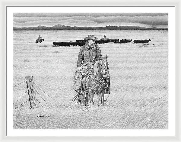 The Passing Storm - Framed Print