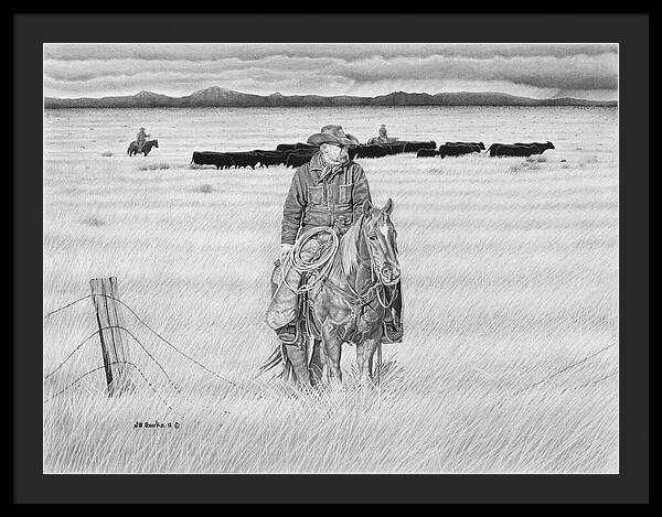 The Passing Storm - Framed Print