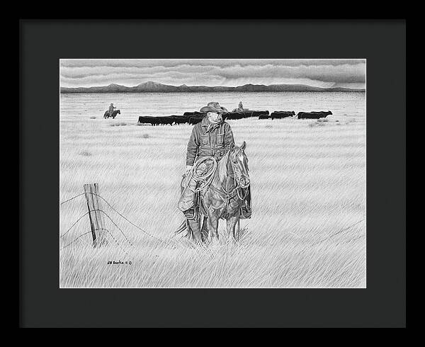 The Passing Storm - Framed Print